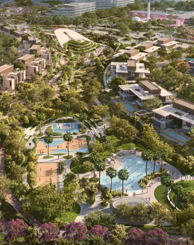 Lush Greenery at Aldar Athlon Villas